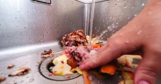 using garbage disposal