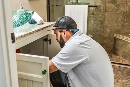 Leak under sink naples fl